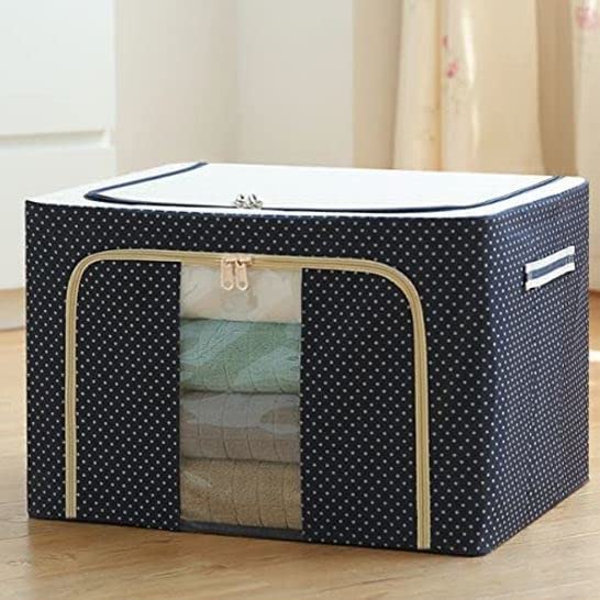 Leo Premium Foldable Wardrobe Storage Box [Steel Frame]