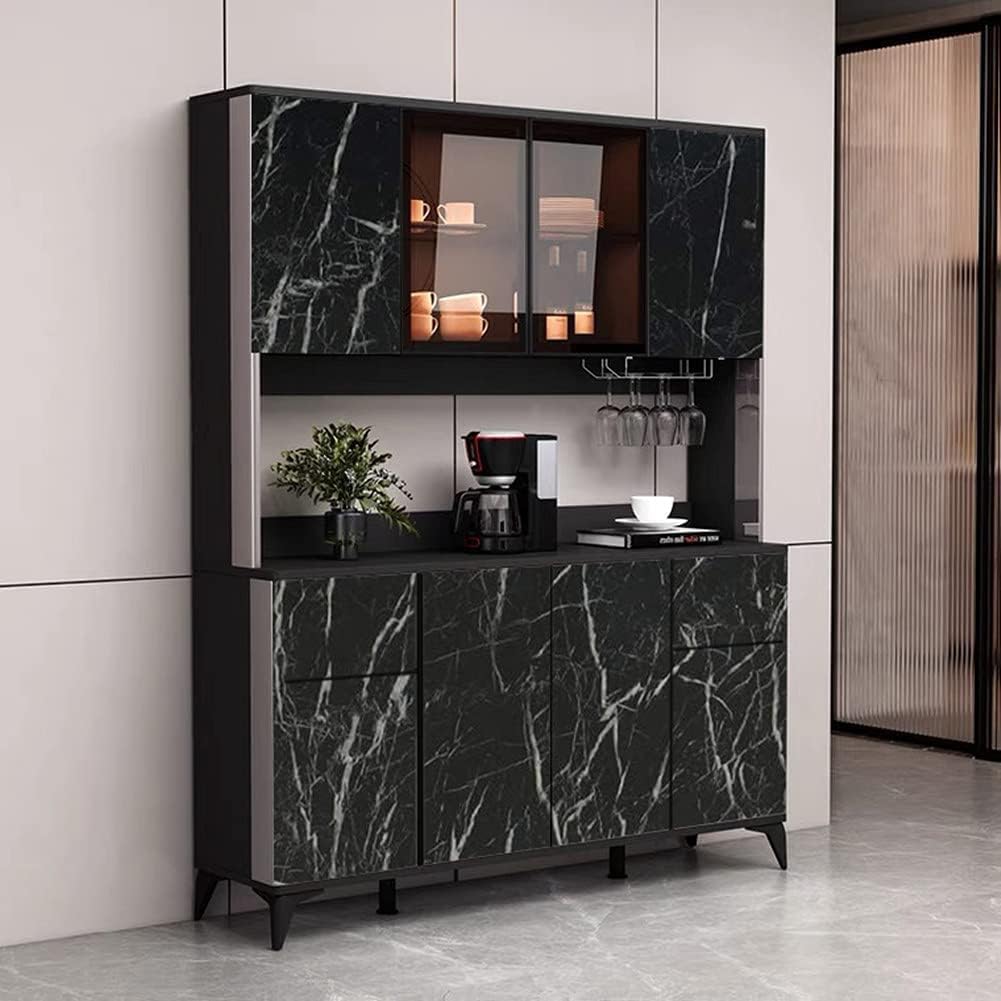 Premium Black Marble Wallpaper Roll