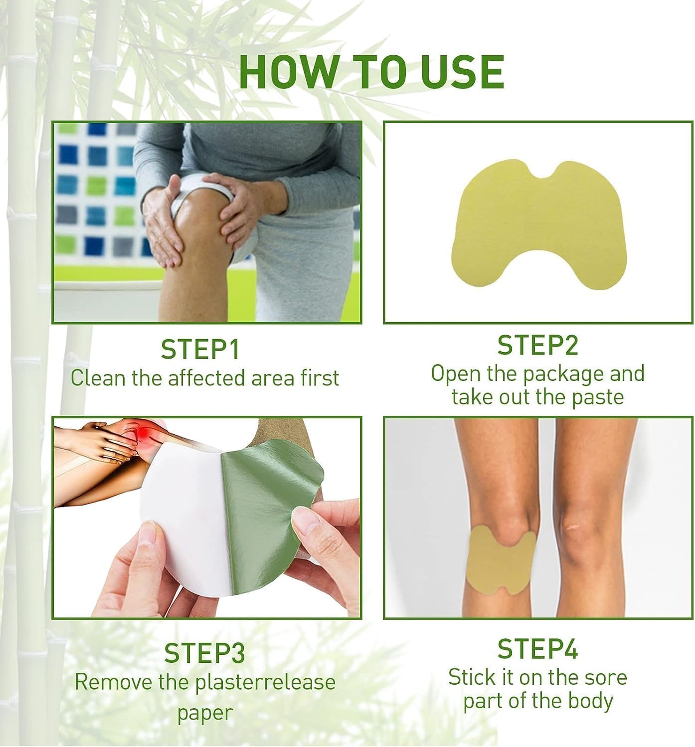 Leo Herbal Knee Pain Relief Patches