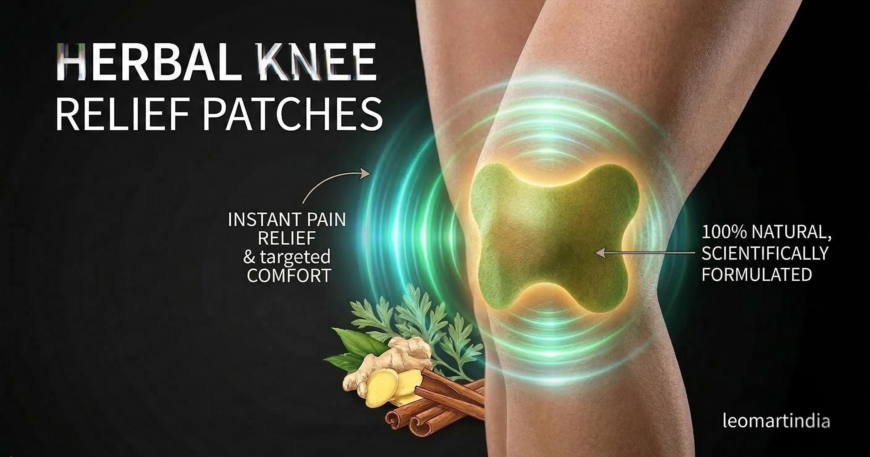 Leo Herbal Knee Pain Relief Patches